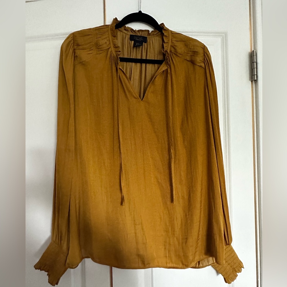 Rachel Roy brass colored blouse. Size XL.